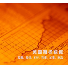 美国ETF、股指、外汇、利率、能源、金属、农产品等期权日数据